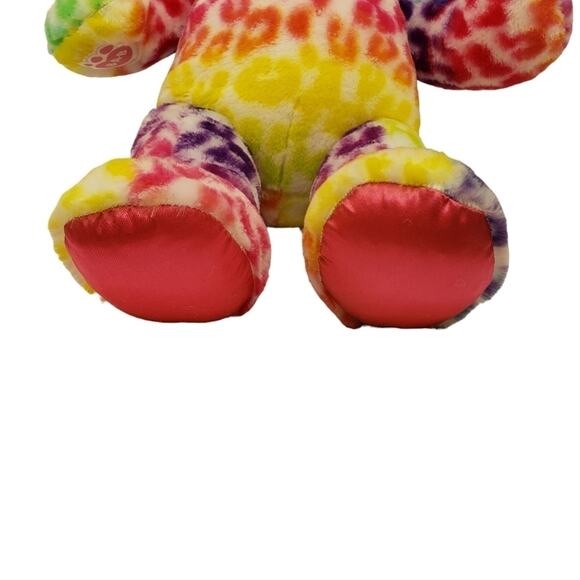 Build A Bear Rainbow Tie Dye Plush Animal - Picture 3 of 9